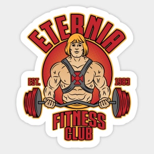 Eternia Fitness Club Sticker